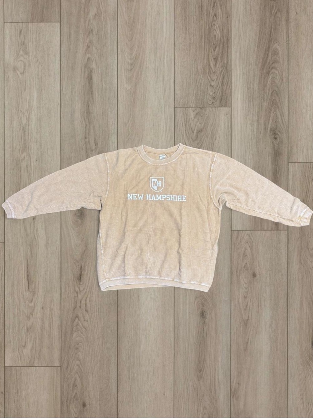 New Hampshire corded crewneck sweatshirt